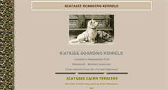 Desktop Screenshot of kiataseekennels.com