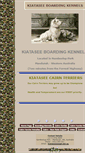 Mobile Screenshot of kiataseekennels.com